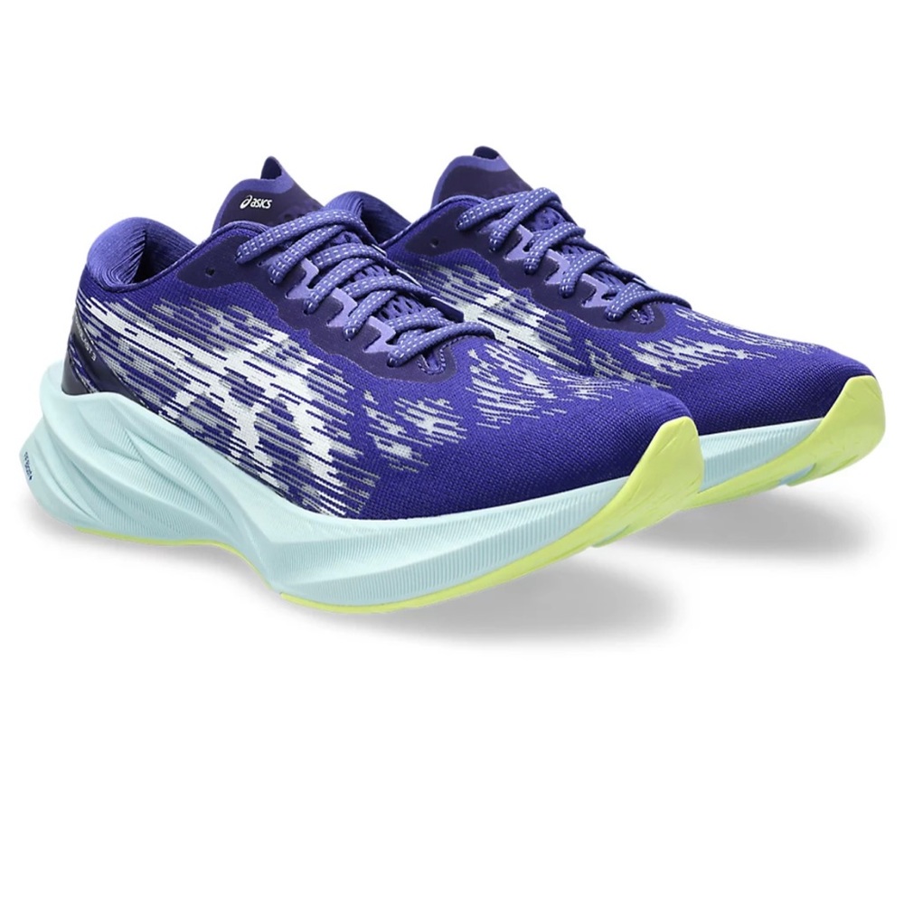 ASICS NOVABLAST 3 running shoes in Eggplant/soothing sea